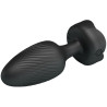 Pretty Love - Plug Anal Varian Avec Lumière Led Noir 10,8 Cm